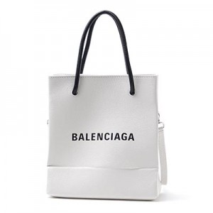 バレンシアガ BALENCIAGA トートバッグ 2WAY ホワイト レディース ギフト プレゼント レザー 本革 SHOPPING TOTE ショッピング トート 528655 0ai1n 9060 ​
