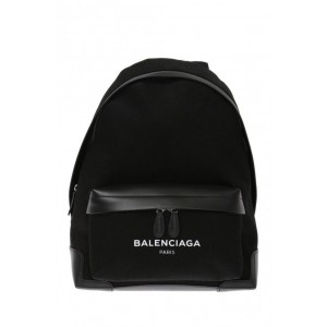 バレンシアガ  BALENCIAGA カーフレザーのトリムが新鮮☆デニムバックパック 409010 9DH1N 1090