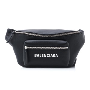 バレンシアガBALENCIAGA ベルトバッグ ブラック レディース ギフト プレゼント レザー 本革 ウエストポーチ EVERYDAY エブリデイ 529765 dlq4n 1000 ​