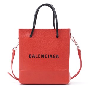バレンシアガ BALENCIAGA トートバッグ 2WAY レッド レディース ギフト プレゼント レザー 本革 通勤  SHOPPING TOTE ショッピング トート 528655 0ai1n 6560​