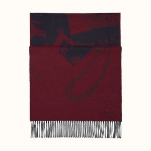 エルメス HERMES マフラー ズアヴとドラゴン リミックス カシミヤ H393555T 01