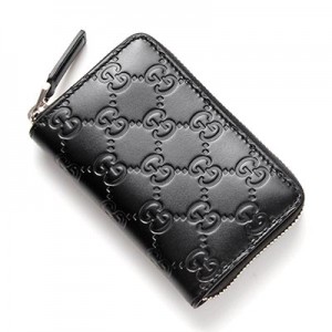 グッチ GUCCI カードケース GUCCISSIMA ブラック ブラック系 255452 cwc1n 1000 レディース