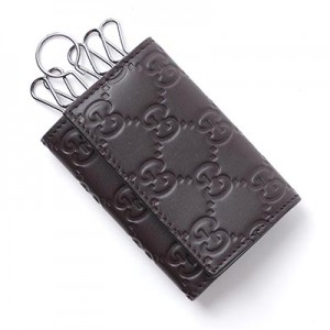 GUCCI キーケース SIGNATURE LEATHER ブラウン ブラウン系 138093 cwc1r 2140 メンズ＆レディース