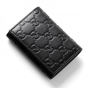 グッチ GUCCI カードケース GUCCISSIMA LEATHER ブラック ブラック系 120965 a0v1r 1000 メンズ＆レディース