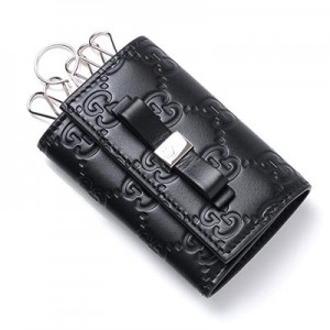 グッチ GUCCI キーケース GUCCISSIMA ブラック ブラック系 388682 cwc1g 1000 レディース