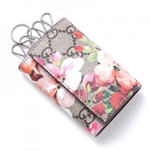 グッチ GUCCI キーケース GGブルームス ベージュ×エボニー×オールドローズ ベージュ系 410084 ku2in 8693 レディース