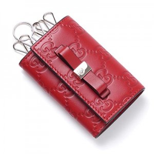 グッチ GUCCI キーケース GUCCISSIMA ハイビスカスレッド レッド系 388682 cwc1g 6433 レディース