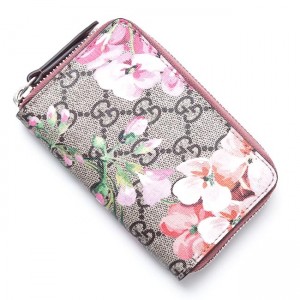 グッチ GUCCI カードケース GGブルームス ベージュ×エボニー×アンティークローズ ピンク系 421310 ku2in 8693 レディース