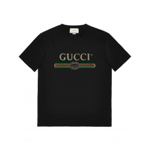 グッチ GUCCI ロゴ オーバーサイズ コットン Tシャツ 440103 X3F05 1508