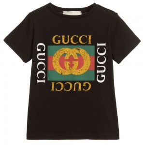 グッチ半袖Tシャツ GUCCI ヴィンテージロゴ入半袖Tシャツ 539080 XJA9C 1028