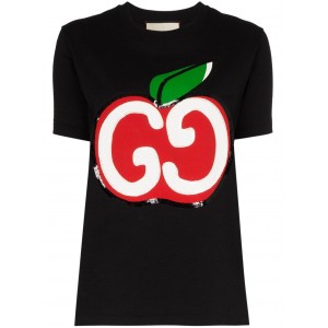 グッチ GUCCI GGアップル プリントTシャツ 580762XJB7U1000