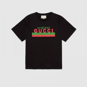 グッチ GUCCI「オリジナルグッチ」プリントオーバーサイズTシャツ 616036 XJCOQ 1082