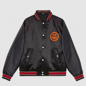 グッチボンバージャケット リラ パッチ付き アセテート 568554 ZABX0 1043