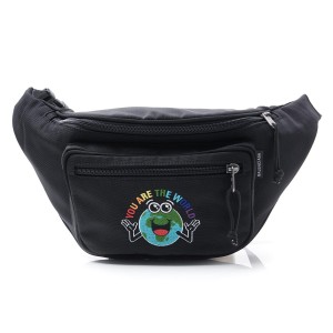 バレンシアガ BALENCIAGA ボディバッグ ベルトバッグ ウエストポーチ ブラック メンズ バッグ モード トレンド  EXPLORER BELT BAG エクスプローラー 482389 9dwa5 1060​