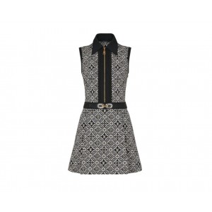 ルイヴィトン Louis Vuitton Since 1854 ワンピース ドレス トップス 黒 1A8E7B