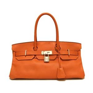 エルメス  ショルダーバーキン/ポティロンオレンジ×シルバー金具 he-ba-3324