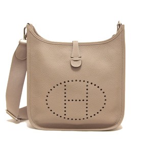 エルメスエヴリン 16/27/32 トゥルティールグレー he-ba-4825