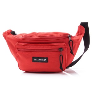 バレンシアガ BALENCIAGA ボディバッグ ベルトバッグ ウエストポーチ レッド メンズ バッグ モード トレンド  EXPLORER BELT BAG エクスプローラー 482389 9ty45 6404