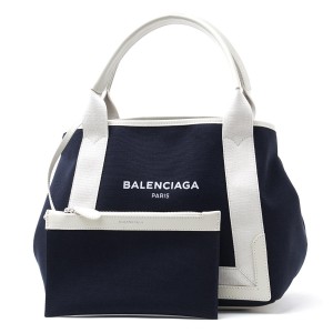 バレンシアガ BALENCIAGA トートバッグ ブルー レディース プレゼント ギフト 通勤 ブルー  NAVY CABAS S ネイビー カバ 339933 k9h1n 4092​
