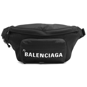バレンシアガ BALENCIAGA ボディバッグ/ベルトバッグ ウィールベルトパックブラック&ネイビーブルー メンズ レディース 533009 HPG1X 1090 