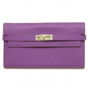エルメスケリーウォレット ロング/パルム×シルバー金具 he-ac-1499