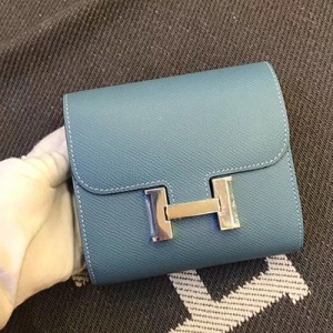 エルメス コンスタンス コンパクト ミニ ヴォーエプソン  二つ折り財布 he-co-0086