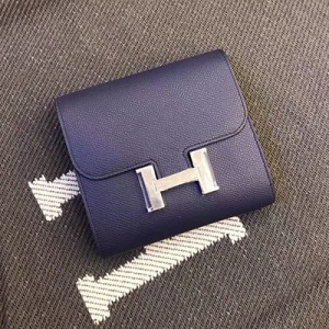 エルメス コンスタンス コンパクト ミニ ヴォーエプソン  二つ折り財布 he-co-0099