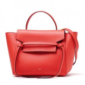 セリーヌ CELINE/ ハンドバッグ(2WAY仕様)/Belt Bag LEATHER /Vermillon レッド系 17610 3zva 27vl レディース