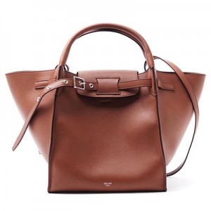 セリーヌ CELINE トートバッグ 2WAY ブラウン レディース レザー 本革 ギフト プレゼント 18331 3a4t 04lu Big Bag ビッグ バッグ
