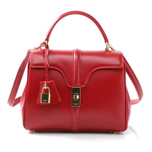 セリーヌ CELINE ハンドバッグ2WAY レッド レディース ギフト プレゼント レザー 18800 3bey 27ed 16 セーズ SMALL