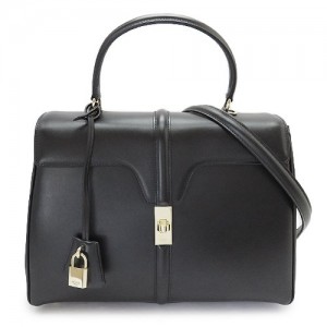 セリーヌ ハンドバッグ CELINE 18737 3BEY 38NO レディース ショルダーバッグ 16 ミディアム レザー ブラック 黒
