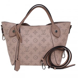 LOUIS VUITTON ルイヴィトン M54353 2WAY ハンドバッグ ヒナPM マヒナ ショルダーバッグ マヒナレザー マグノリア ピンク レディース