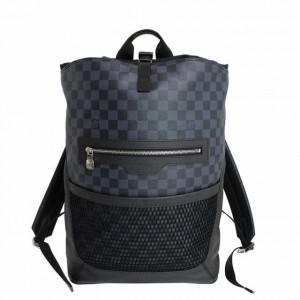 LOUIS VUITTON ルイ ヴィトン ダミエ コバルト マッチポイント タイガレザー バックパック リュックサック リュック N40009