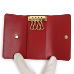 LOUIS VUITTON (ルイ・ヴィトン) 4連キーケース レッド ヴェルニ M91976