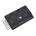  ルイヴィトン キーケース　LOUIS VUITTON　LV　ダミエ・グラフィット　メンズ　6連キーケース　ミュルティクレ6　N62662