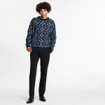 ルイヴィトン LOUIS VUITTON モノグラムフラワージャカードクルーネック 1A89YB