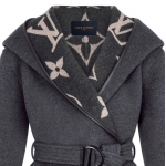 Louis Vuitton 新作 ルイヴィトン ウール ラップ コート 1A82GO