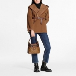 LouisVuitton モノグラムディテール ラップピーコート 1A8260