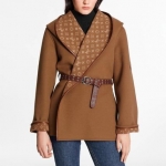 LouisVuitton モノグラムディテール ラップピーコート 1A8260