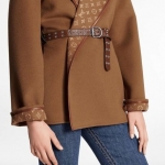 LouisVuitton モノグラムディテール ラップピーコート 1A8260