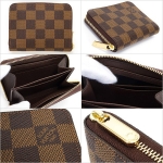 ルイヴィトン LOUIS VUITTON コインケース レディース 小銭入れ ラウンドファスナー ダミエ ジッピー コイン パース N63070
