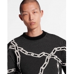 Louis Vuitton 3Dエフェクトチェーンシャツ ブラック 1A5VFD