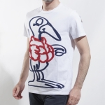 モンクレール MONCLER Tシャツ ホワイト メンズ カットソー ロゴ トップス インナー 8032350 8390t 001