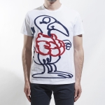 モンクレール MONCLER Tシャツ ホワイト メンズ カットソー ロゴ トップス インナー 8032350 8390t 001