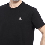 モンクレール MONCLER クルーネックTシャツ MAGLIA T-SHIRT ブラック メンズ 8c70910-v8141-999