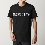 MONCLER モンクレール 8C75910 8390T 999 MAGLIA マーリア クルーネック 半袖 Tシャツ カットソー ロゴT コットン メンズ