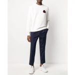 モンクレール MONCLER ロゴパッチ 長袖 コットン スウェットシャツ 8g708008098u034
