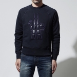 モンクレール MONCLER 裏起毛 トレーナー メンズ カットソー カジュアル トップス モノグラム ロゴ アイコン 8000250 80426 742 GRENOBLE グルノーブル