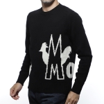 モンクレール MONCLER クルーネックセーター ブラック メンズ ニット 9041300 a9040 999