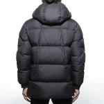 モンクレール MONCLER フーデッド ダウンジャケット ブラック メンズ ダウン アウター グースダウン 大きいサイズあり obert 4187205 549sk 999 OBERT